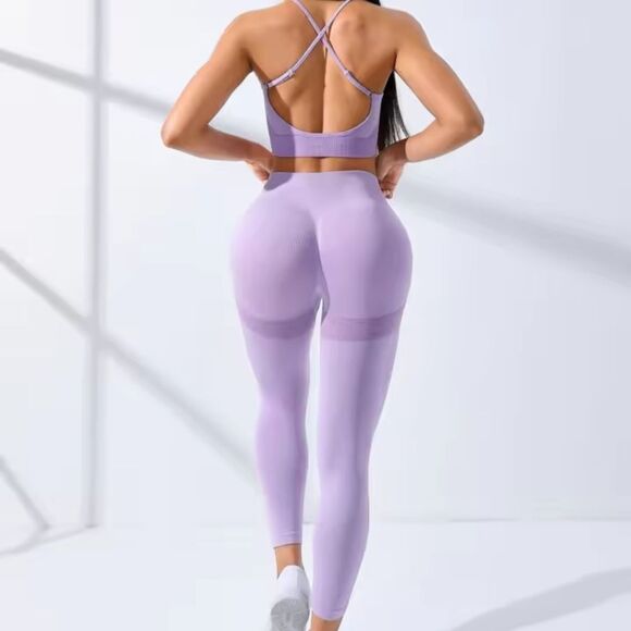 Women's Lavender Leggins Set - Picture 1 of 3
